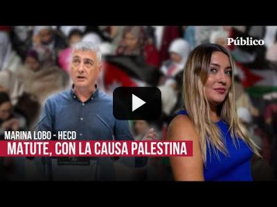 Embedded thumbnail for Video: Oskar Matute: &amp;quot;Hay que denunciar la ocupación y denunciar el genocidio en Palestina&amp;quot;