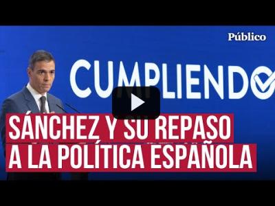 Embedded thumbnail for Video: Del juez Peinado a Venezuela: Sánchez analiza los momentos más destacados del curso político