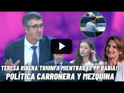 Embedded thumbnail for Video: ¡POLÍTICA CARROÑERA! ⚡Patxi LÓPEZ carga contra el PP por su ATAQUE MEZQUINO ⚡se RÍE de los BULEROS