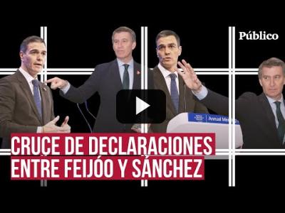 Embedded thumbnail for Video: Sánchez le reprocha a Feijóo que &amp;quot;la oposición destructiva está causando dolor social&amp;quot;