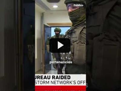 Embedded thumbnail for Video: El Ejército israelí irrumpe en la oficina de Al Jazeera en Cisjordania y ordena su cierre temporal