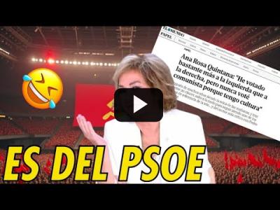 Embedded thumbnail for Video: ANA ROSA NO ENTIENDE PORQUÉ DICEN QUE ES DERECHAS: ES DEL PSOE DE EXTREMO CENTRO ASINTOMÁTICA