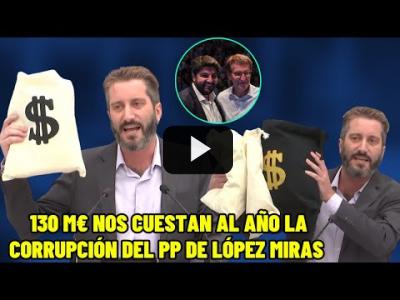 Embedded thumbnail for Video: ¡ESCÁNDALO! ¡130M€!⚡ Víctor Egío SACA a la LUZ la CORRUPCIÓN de LÓPEZ MIRAS (PP) en MURCIA!