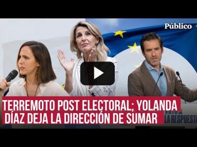 Embedded thumbnail for Video: Yolanda Díaz deja sus cargos en Sumar mientras el PP pide elecciones generales