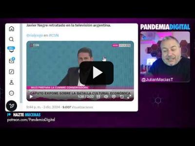 Embedded thumbnail for Video: Ayuso se pone paté en la frente para hacer recortes, ridículo de Negre en la CPAC con Milei