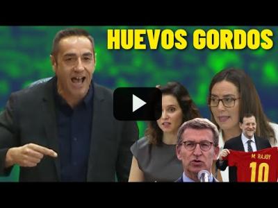 Embedded thumbnail for Video: &amp;quot;HUEVOS GORDOS&amp;quot; ⚡COLOSAL Emilio Delgado se CORONA: M. RAJOY, YATES, NARCOS, PISOS de LUJO...