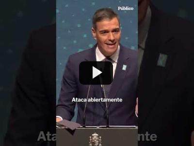 Embedded thumbnail for Video: Pedro Sánchez: &amp;quot;El fascismo, que creímos dejar atrás, es ya la tercera fuerza política en Europa&amp;quot;