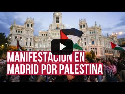 Embedded thumbnail for Video: Alto el genocidio: sigue en directo la manifestación en Madrid por Palestina