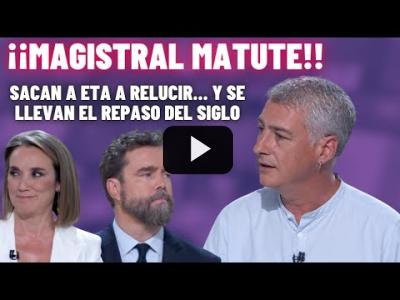 Embedded thumbnail for Video: OSKAR MATUTE silencia a ESPINOSA de los MONTEROS (Vox) y GAMARRA (PP) en el DEBATE de TVE