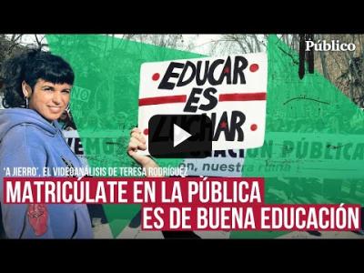 Embedded thumbnail for Video: Teresa Rodríguez: &amp;quot;Empieza la matriculación, y con él los juegos del hambre de la educación pública&amp;quot;