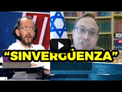 Embedded thumbnail for Video: Pablo Echenique deja por los suelos a un soldado sionist* en directo (Cuatro) | Rubén Hood