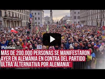 Embedded thumbnail for Video: Multitudinarias manifestaciones en Alemania en contra del partido ultra-derechista AfD