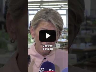 Embedded thumbnail for Video: Yolanda Díaz, sobre la reforma de las bajas laborales: &amp;quot;Con la salud no se juega&amp;quot;