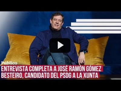 Embedded thumbnail for Video: Entrevista a José Ramón Gómez Besteiro, candidato a la presidencia de la Xunta de Galicia por PSdG