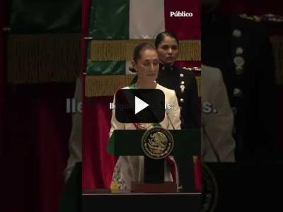 Embedded thumbnail for Video: Sheinbaum, primera presidenta de México: &amp;quot;Es tiempo de transformación, es tiempo de mujeres&amp;quot;