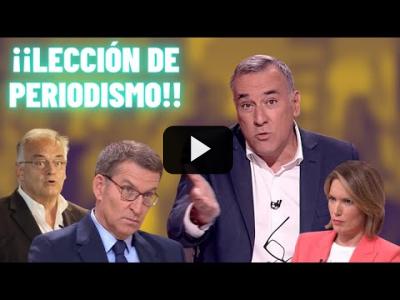 Embedded thumbnail for Video: La LECCIÓN de FORTES al PP tras atacar a TVE por hacer PERIODISMO