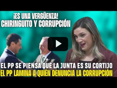 Embedded thumbnail for Video: María Márquez ACORRALA a MORENO BONILLA x REGALOS del PP a la SANIDAD PRIVADA y a JOSÉ MANUEL SOTO!