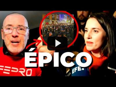 Embedded thumbnail for Video: Dani Desokupa VS Irene Montero: centenares de personas de Lavapiés salen en defensa de Irene Montero