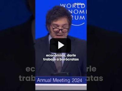 Embedded thumbnail for Video: Las perlas de Milei en el foro de Davos: ataques al feminismo y alagos a los &amp;quot;empresarios&amp;quot;