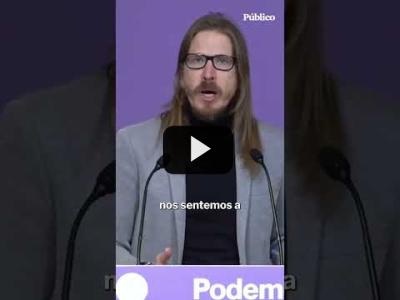 Embedded thumbnail for Video: Podemos advierte al Gobierno sobre la negociación de los presupuestos