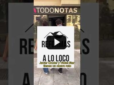 Embedded thumbnail for Video: REFORMAS A LO LOCO: Un reality protagonizado por Javier Cruder y Violet Star #Shorts