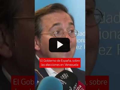 Embedded thumbnail for Video: El Gobierno de España pide transparencia tras las elecciones en Venezuela