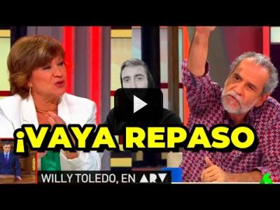 Embedded thumbnail for Video: El repaso de Willy Toledo a Nativel Preciado y Antonio Ferreras sobre la Transición