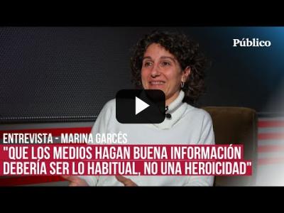 Embedded thumbnail for Video: Marina Garcés lanza un mensaje a los medios: &amp;quot;Que hagan buena información debería ser lo normal&amp;quot;