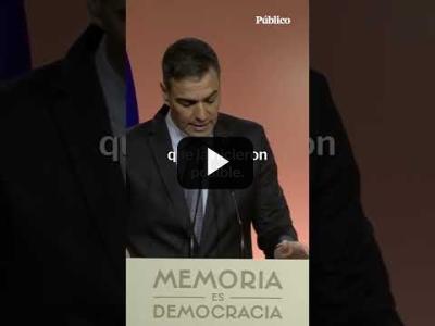 Embedded thumbnail for Video: Sánchez: &amp;quot;En 2025 vamos a impulsar la conmemoración de lo que llamamos &amp;#039;España en libertad&amp;#039;&amp;quot;