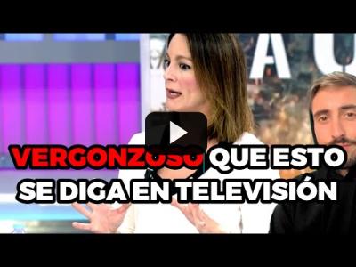 Embedded thumbnail for Video: Pillan mintiendo a la periodista María Jamardo en directo justificando el bombardeo a Gernika