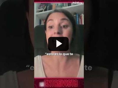 Embedded thumbnail for Video: Irene Montero: &amp;quot;La violencia política es un plan sistemático para meternos miedo&amp;quot;. HECD, Marina Lobo