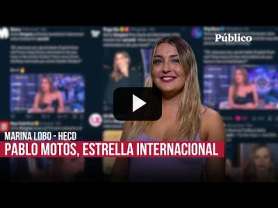 Embedded thumbnail for Video: Marina Lobo, sobre la nueva &amp;quot;fama mundial&amp;quot; de Pablo Motos