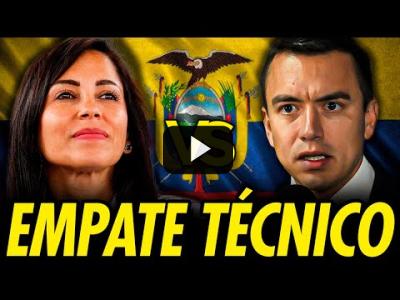 Embedded thumbnail for Video: ELECCIONES ECUADOR: EMPATE TÉCNICO A PESAR DE LA CAMPAÑA SUCIA Y LOS INTENTOS DE FRAUDE DE NOBOA