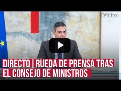 Embedded thumbnail for Video: Pedro Sánchez comparece tras el Consejo de Ministros que aprueba varias ayudas por la DANA