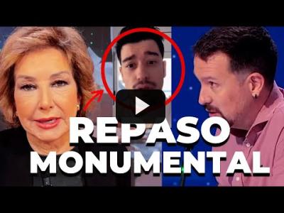 Embedded thumbnail for Video: El dardo de Pablo Iglesias a Ana Rosa Quintana y el repaso a Wall Street Wolverine en 59 segundos