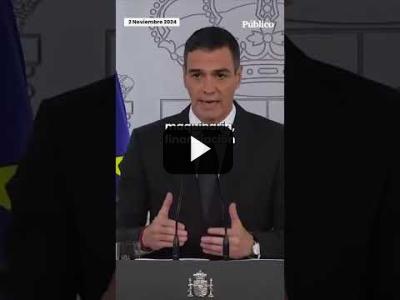 Embedded thumbnail for Video: Sánchez, sobre la solicitud de ayuda: &amp;quot;Si la Generalitat necesita más recursos, que los pida&amp;quot;