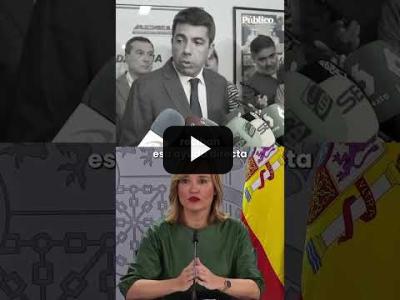 Embedded thumbnail for Video: Pilar Alegría responde a los bulos de Mazón: &amp;quot;Las ayudas por la DANA no se tienen que devolver&amp;quot;