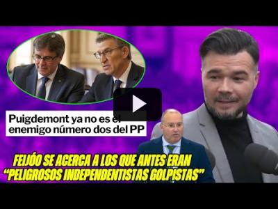 Embedded thumbnail for Video: ¡PILLADA al PP NEGOCIANDO con JUNTS! &amp;quot;PUIGDEMONT hará PRESIDENTE a FEIJÓO&amp;quot; RUFIÁN VUELVE a ACERTAR ⚡