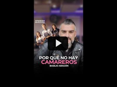 Embedded thumbnail for Video: Basilio Aragón: ¿Por qué no hay camareros?