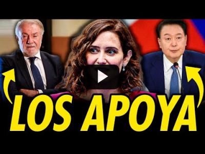 Embedded thumbnail for Video: ¡LAMENTABLE! AYUSO APOYA A MAYOR OREJA Y PONE COMO EJEMPLO AL GOBIERNO GOLPISTA EN COREA DEL SUR