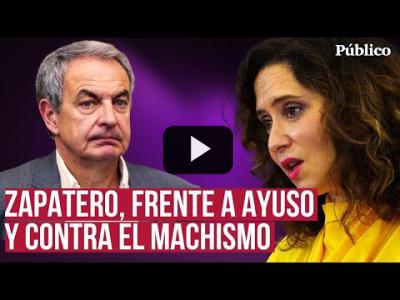 Embedded thumbnail for Video: Así ha sido la tajante reacción de Zapatero ante la violencia de género de este fin de semana