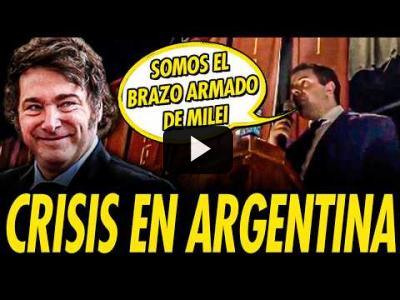 Embedded thumbnail for Video: ARGENTINA EN PELIGRO: EL BRAZO ARMADO DE MILEI CON ESTÉTICA Y MENSAJES FASCISTAS