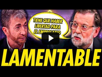 Embedded thumbnail for Video: EL RIDÍCULO DE RAJOY EN EL HORMIGUERO