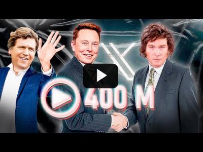 Embedded thumbnail for Video: MUSK PROMOCIONA Y APOYA A MILEI en su entrevista RECORD CON 400 MILLONES de visualizaciones