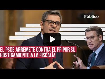 Embedded thumbnail for Video: El PSOE acusa al PP de asfixiar a la Fiscalía