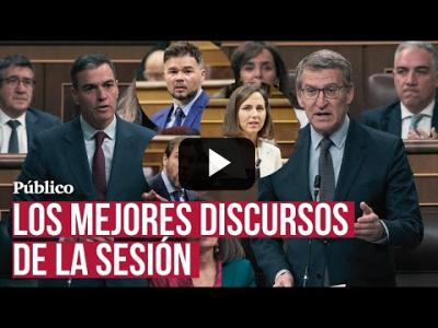 Embedded thumbnail for Video: Sánchez para los pies a Feijóo en el Congreso: &amp;quot;Escuchamos a la mayoría y usted a la ultraderecha&amp;quot;