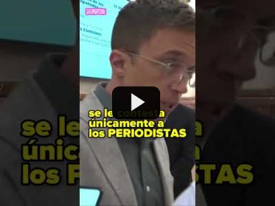 Embedded thumbnail for Video: Errejón y Serna le dejan las cosas claras a Vito Quiles: &amp;quot;Mercenario. No eres periodista&amp;quot; #shorts