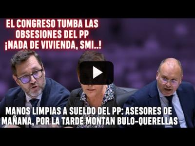 Embedded thumbnail for Video: MANOS LIMPIAS, FANGO y BULOQUERELLAS ⚡ Aizpurua y Aranda FINIQUITAN el CIRCO del PP