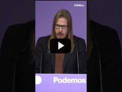 Embedded thumbnail for Video: Podemos: &amp;quot;Hacemos un llamamiento a la ciudadanía para plantar cara a los nazis de &amp;#039;Desokupa&amp;#039;&amp;quot;