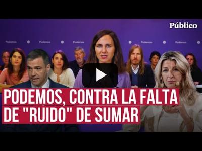 Embedded thumbnail for Video: Podemos somete a consulta si debe condicionar los PGE a romper con Israel y controlar los alquileres